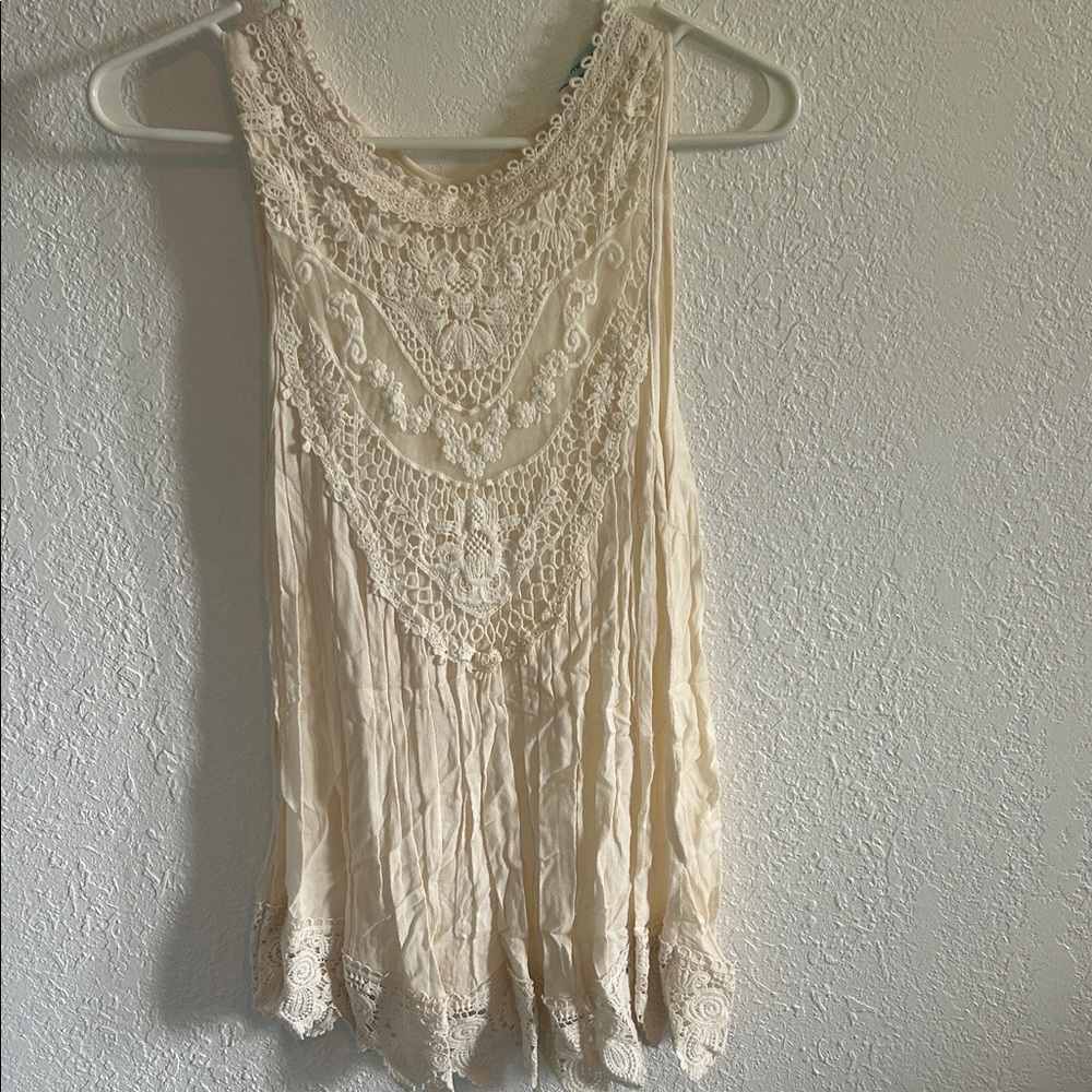 Maurices Cream Lace Blouse